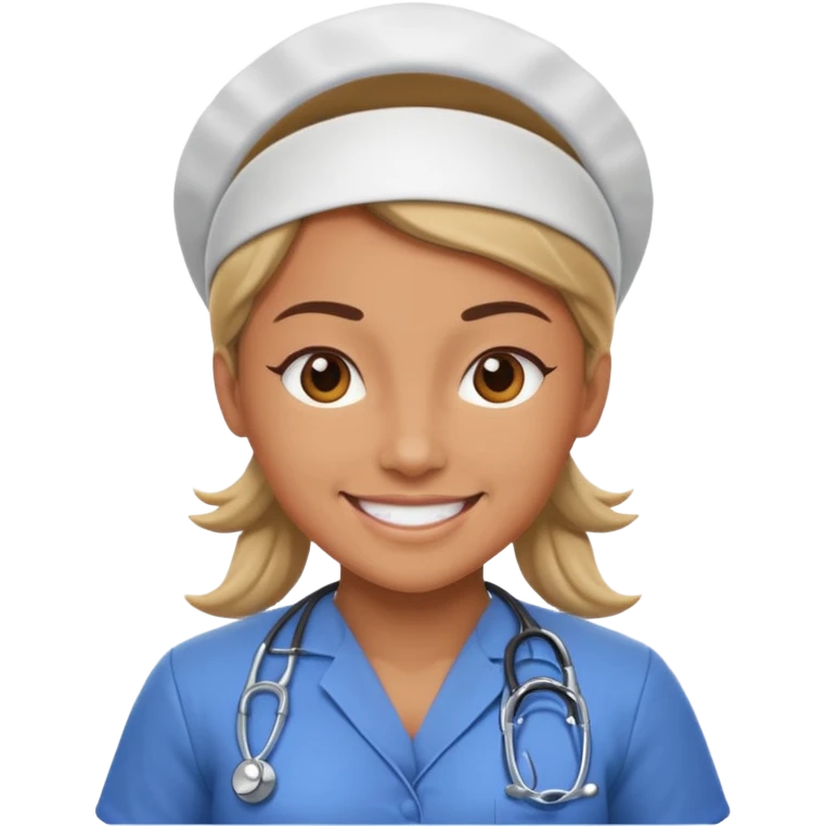 Muscular nurse emoji