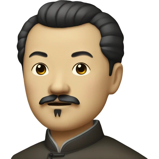 Lu Xun (1881-1936), one of the earliest and best-known modern Chinese writers emoji