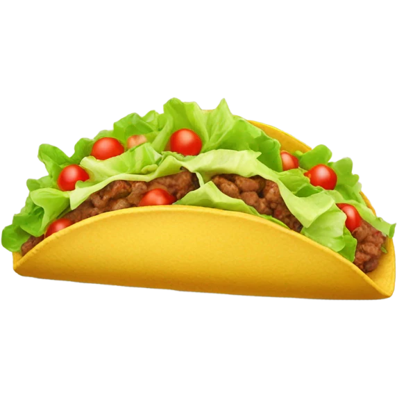 Taco on a plate emoji