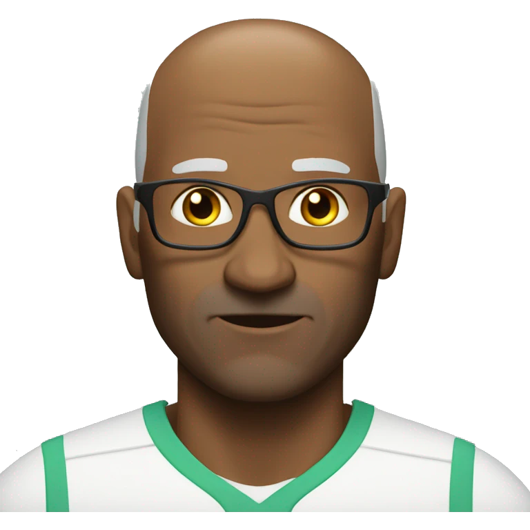 65yo man tennis bald no glasses emoji