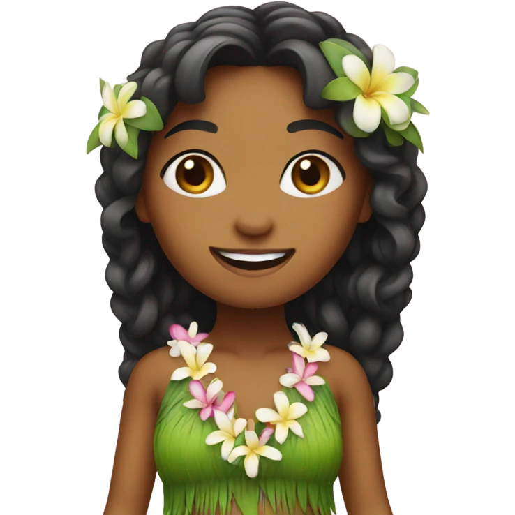 Hula girl  emoji