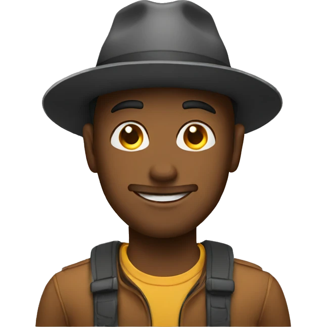 guy with hat emoji