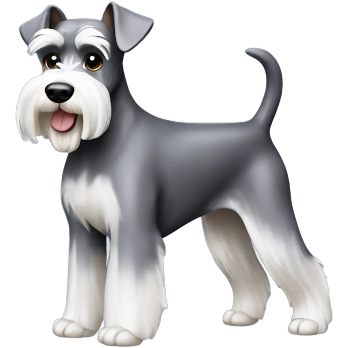 Miniature schnauzer emoji