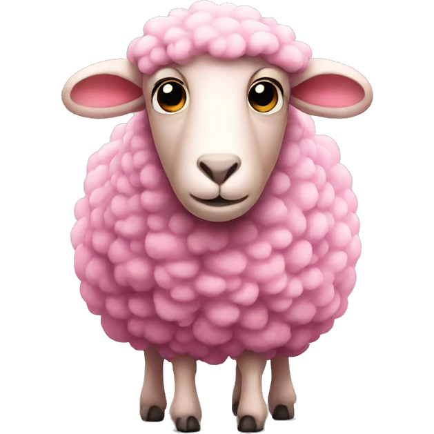 pink sheep emoji