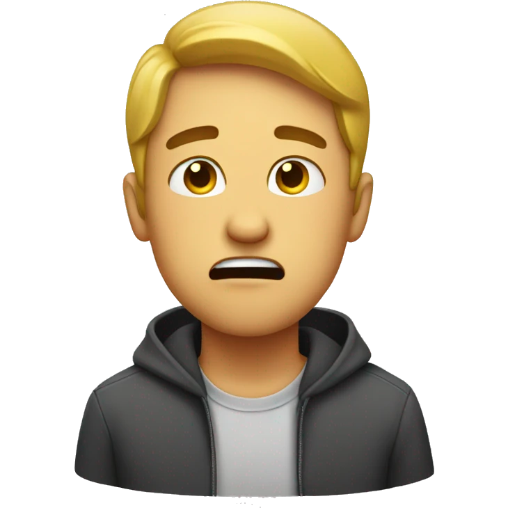 guy crying emoji