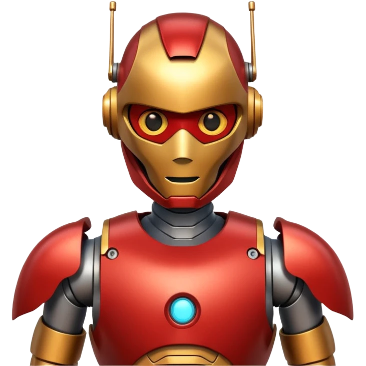 robot like ironman emoji