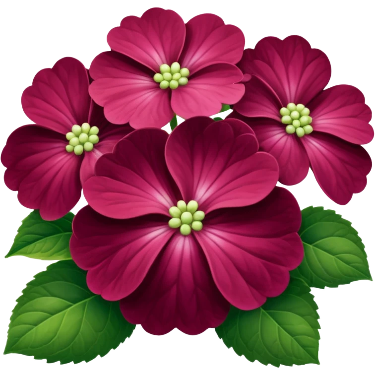 Hortensia bordeaux  emoji