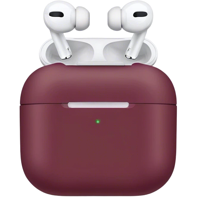 dark burgundy AirPods max emoji