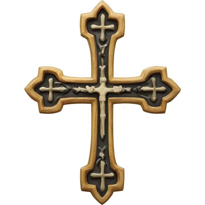 gothic revival cross emoji