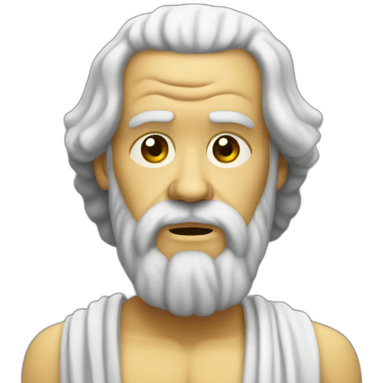 Socrates sad emoji