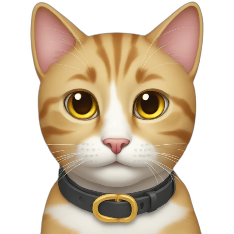 Cat with a collar  emoji