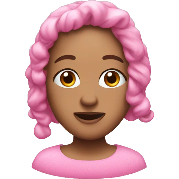 Pink Christmas emojis emoji
