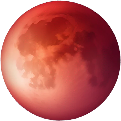 Blood moon  emoji