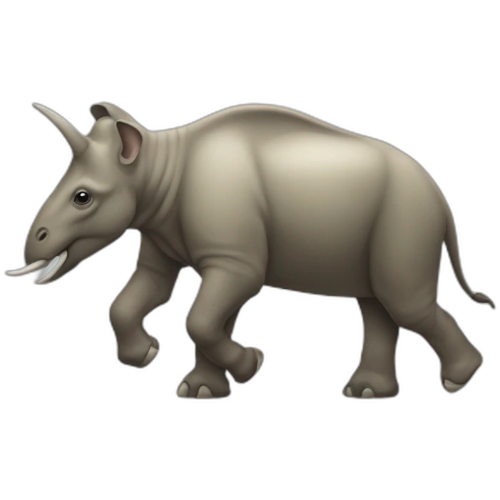 Paraceratherium walking emoji
