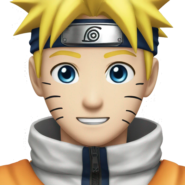 Naruto Uzumaki with blue eyes emoji
