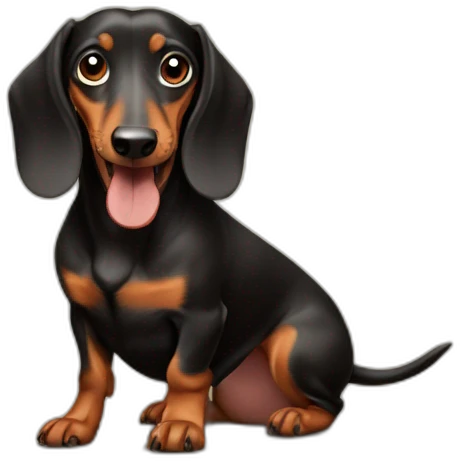 vicious dachshund emoji