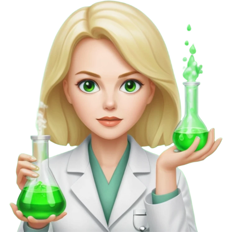 Nicole Kidman making green glowing potion  emoji