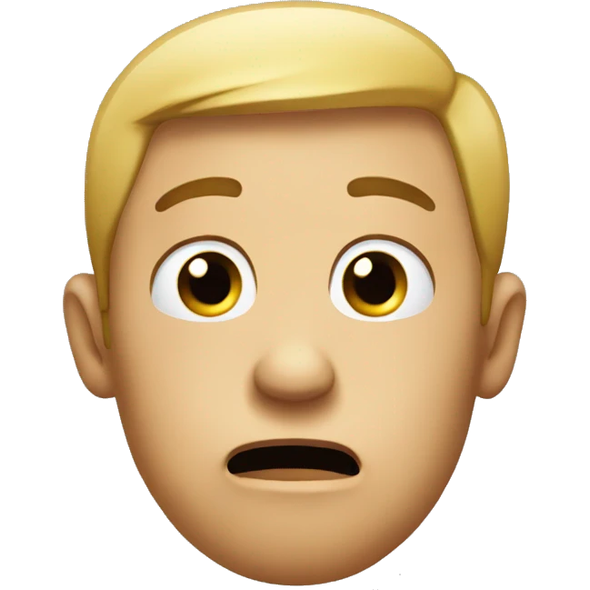 confused face emoji