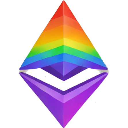 ethereum symbol rainbow emoji