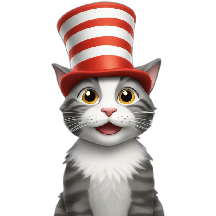 Cat in the hat emoji