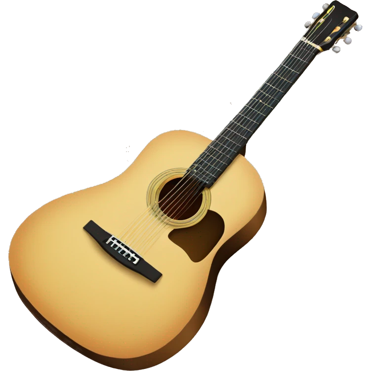 acoustic guitar emoji