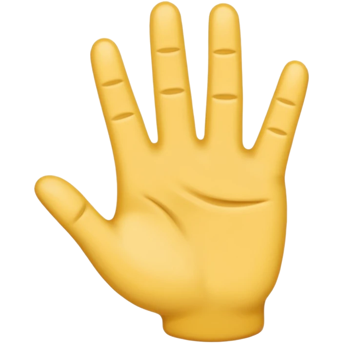 YVL emoji not to realistic make it look like an emoji hand emoji