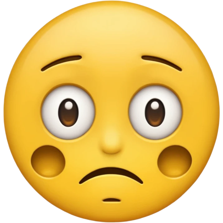 Exhausted emoji with eyes half way open emoji