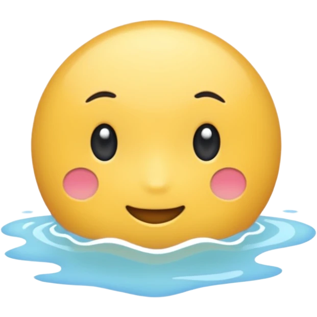 可愛いハート 水色 emoji