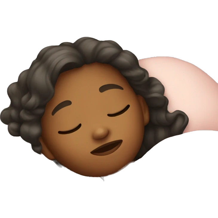 Girl sleeping emoji