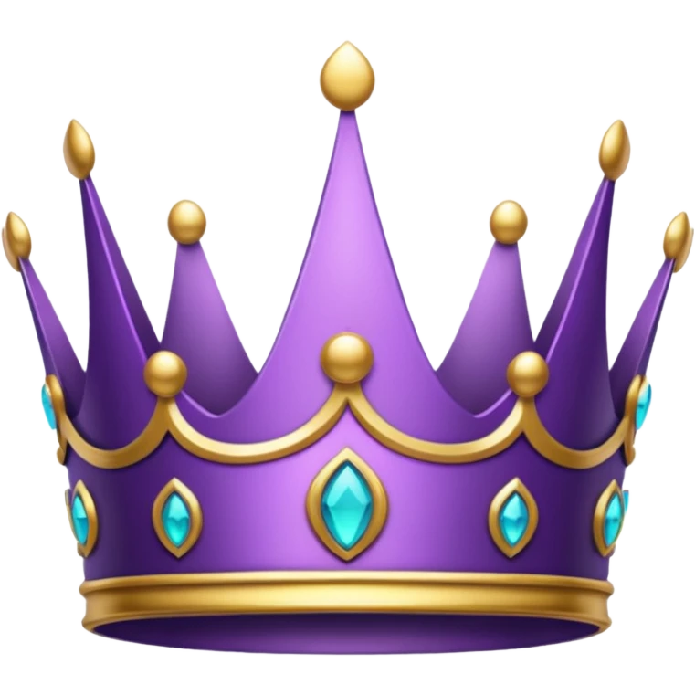 Purple crown for discord emoji