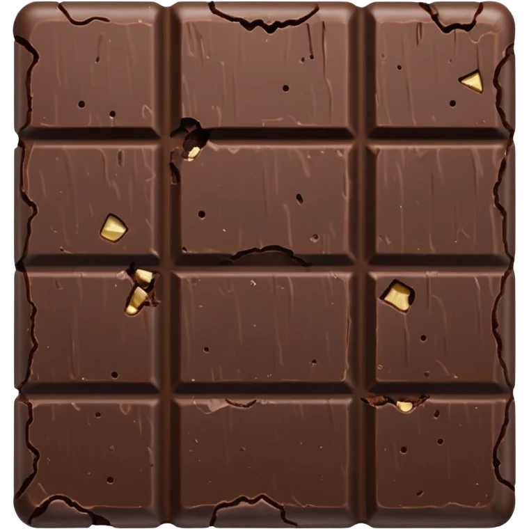  Broken chocolate bar emoji