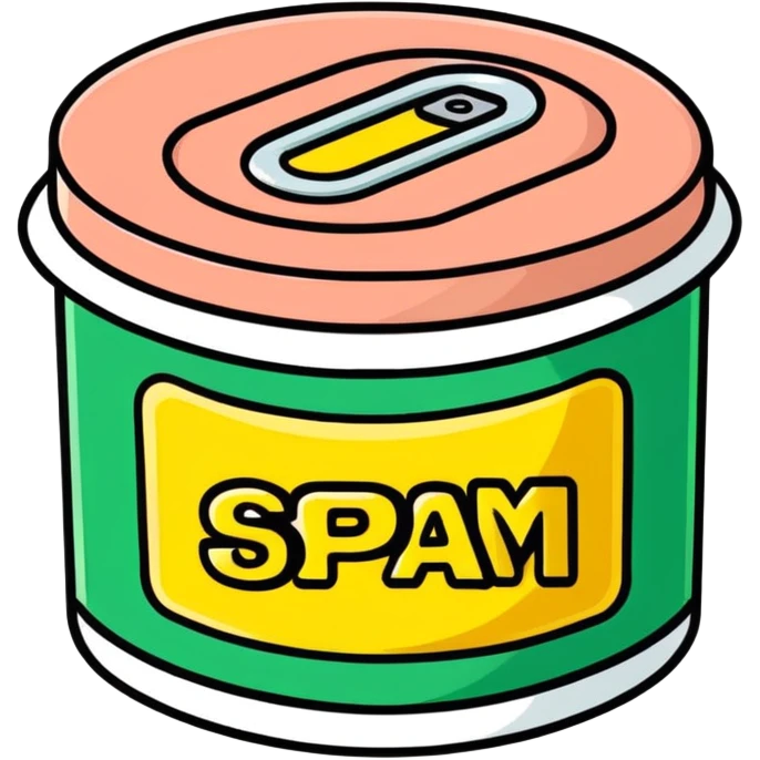 POP ART SPAM CAN emoji