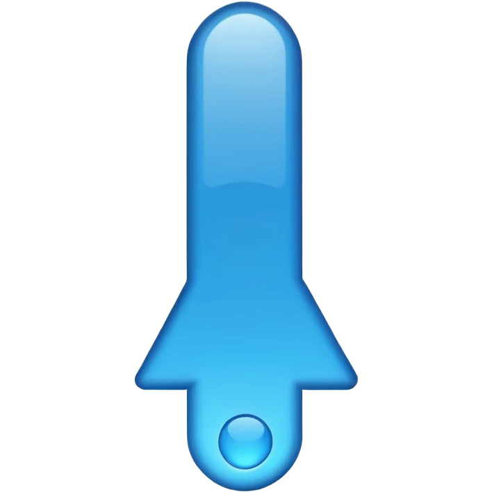 Blue Exclamation mark emoji