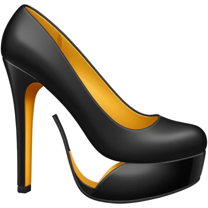Black heel emoji