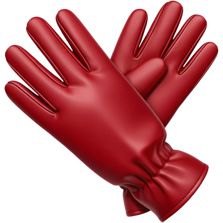 Dark red gloves emoji