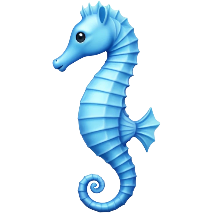 Light Blue Seahorse emoji