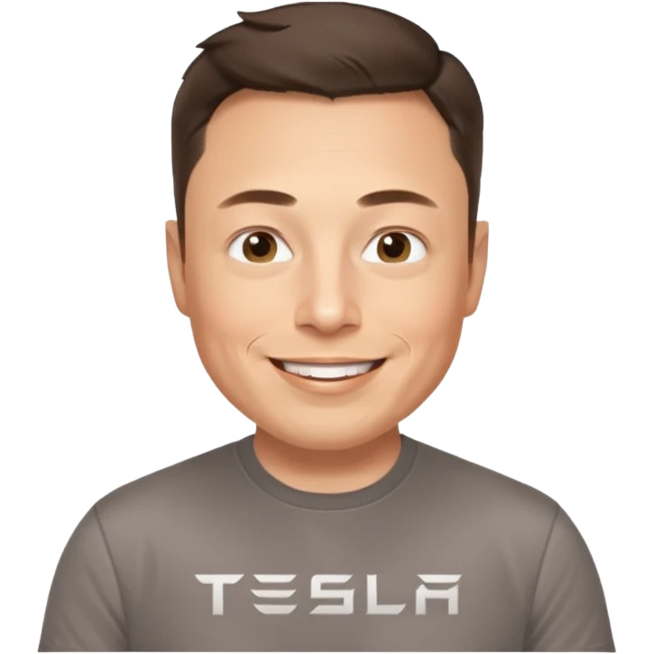 Elon Musk Tesla olsun emoji