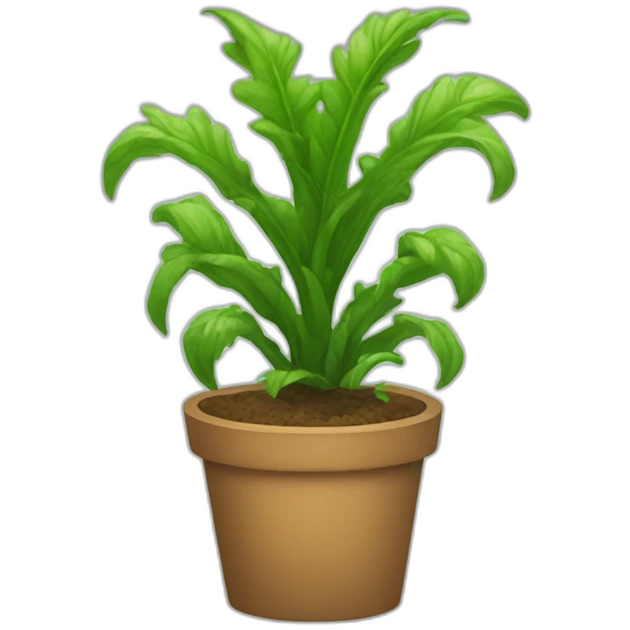 Mad plant emoji
