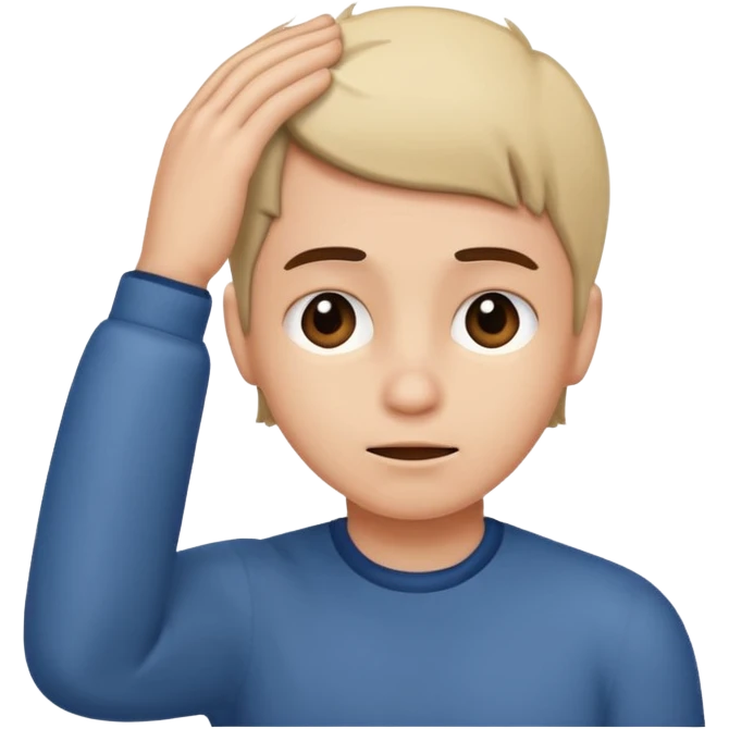 Scratching head emoji