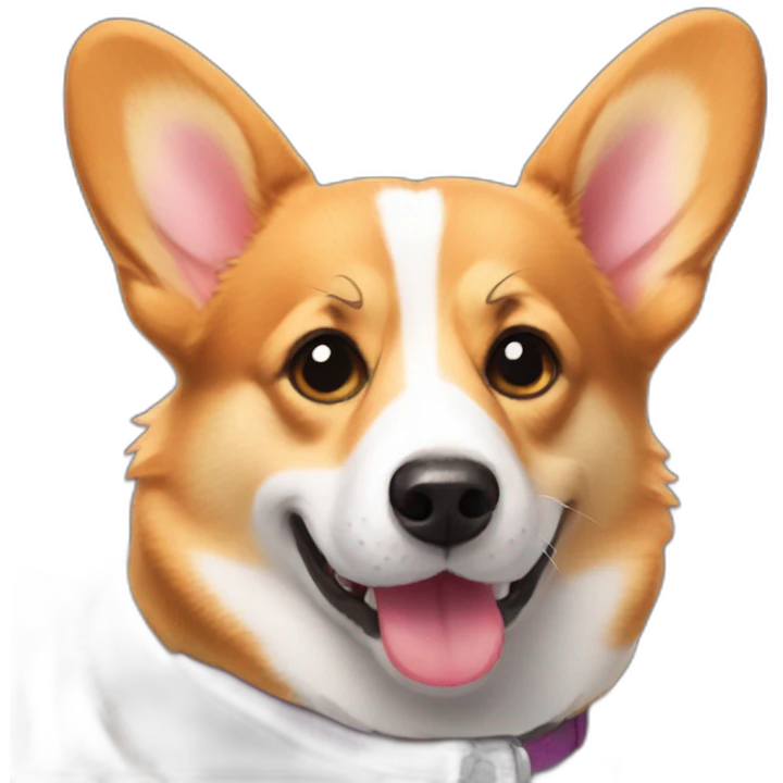 gay corgi emoji