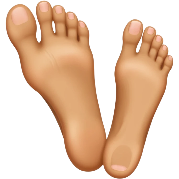 Foot that looks like a thumbs up emoji