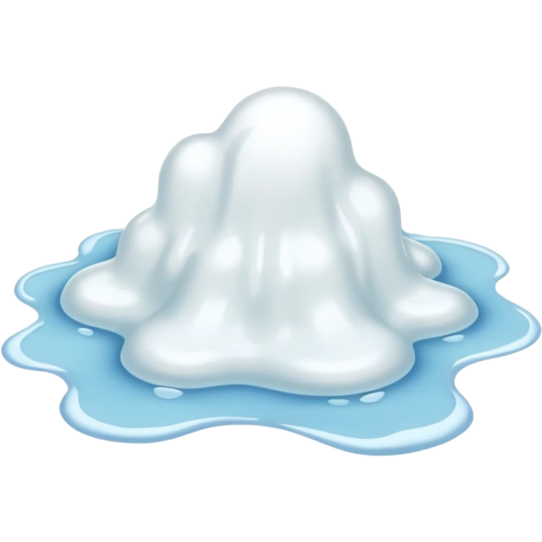 white goo emoji