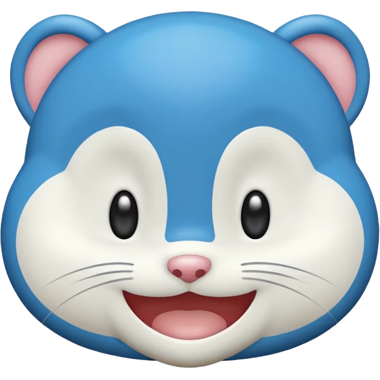 doremon cartoon real face emoji