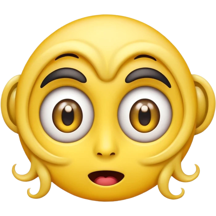 cartoon sticker of a colorful and cheerful dizzy and confused emoji, no text, suitable for WhatsApp and Instagram emoji