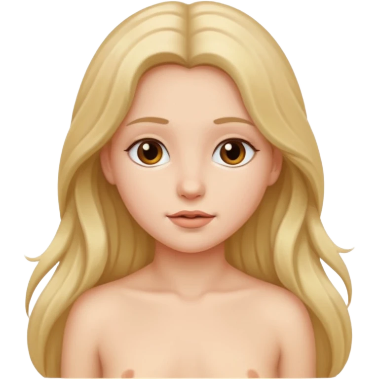 Nacked girl  butt emoji