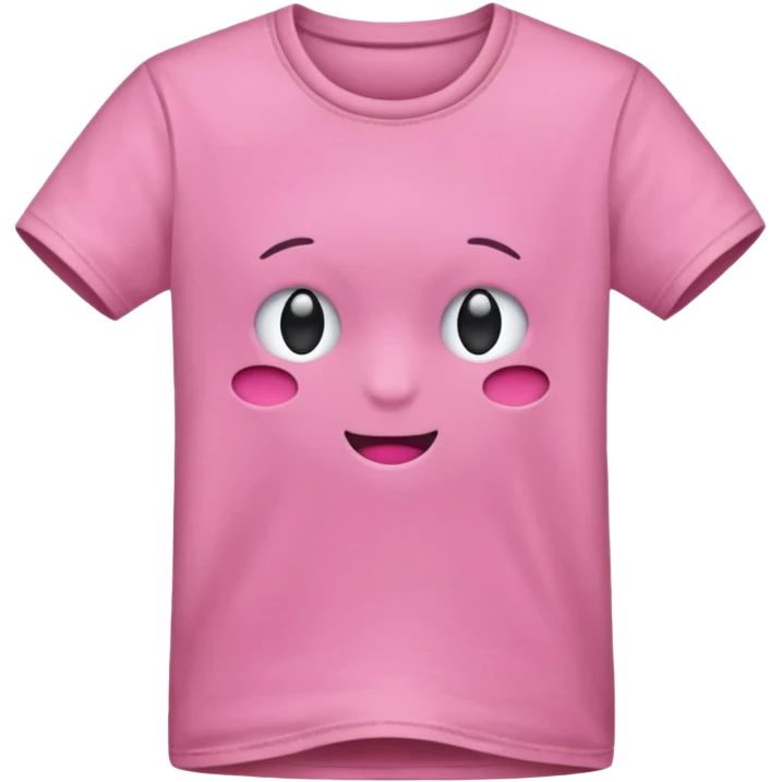pink t-shirt emoji