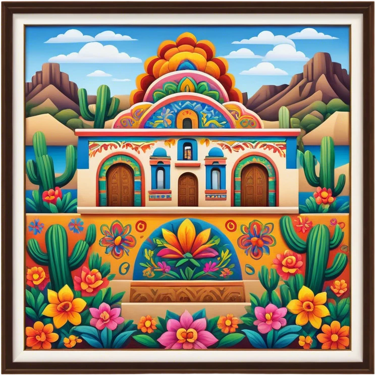 Mexican on wall emoji