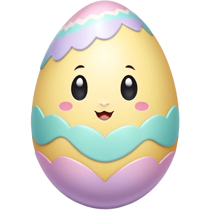 cute easter egg emoji