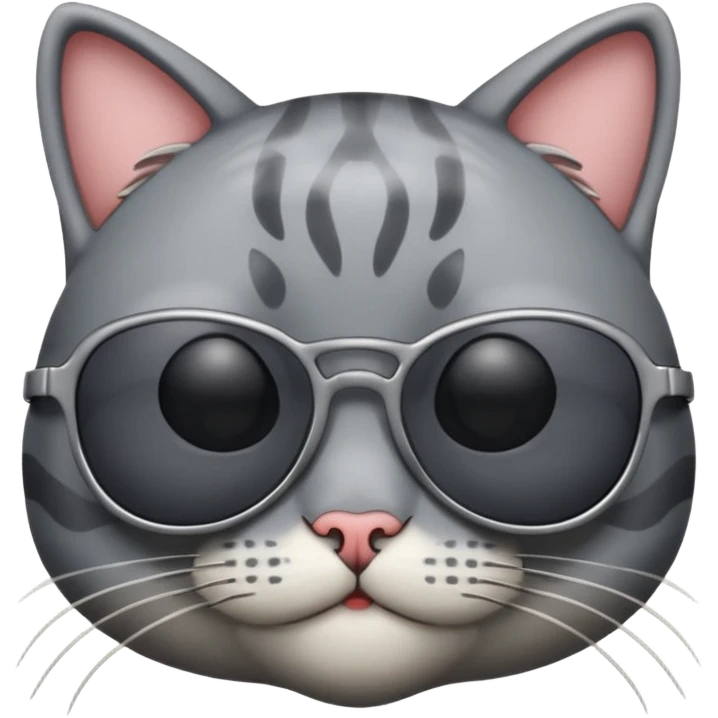 Cat wearing sunglasses emoji