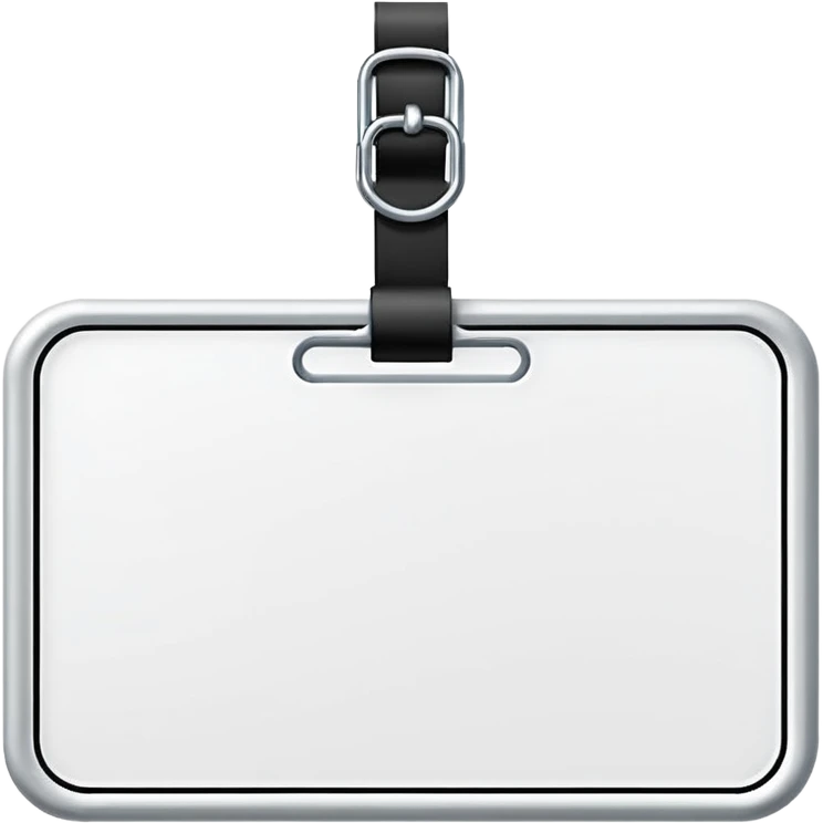 name tag emoji